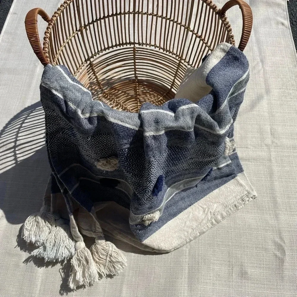 Home Decor - Accent - Tufted Throw Blanket w/ Tassels - TJ Maxx